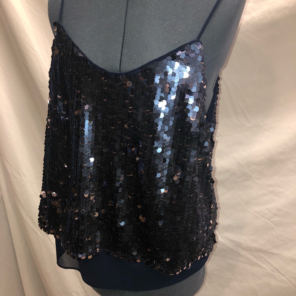 Chelsea & Violet sequin Top size Medium NWT